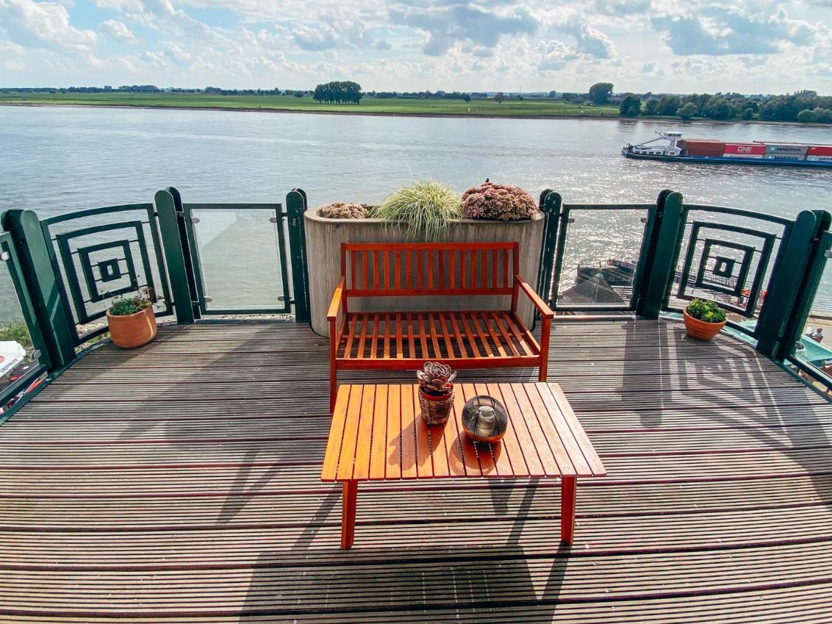 Rheinloft 3 - Grosse Giebelwohnung Mit Dachterrassen An Der Rheinpromenade Emmerich Exterior foto